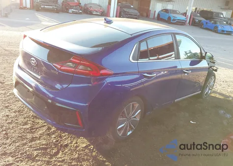 2019 Hyundai Ioniq Hybrid Limited из США, поврежденный, VIN KMHC05LC9KU110505